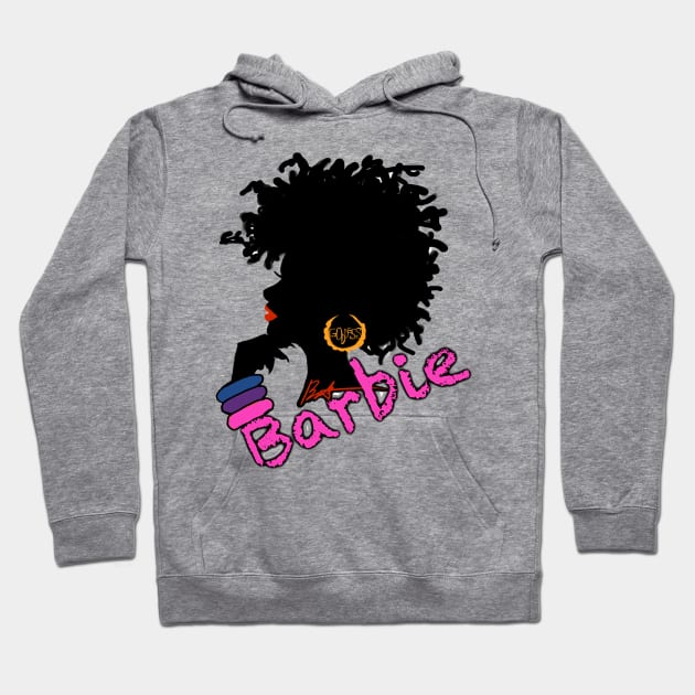 Black barbie hoodie best sale